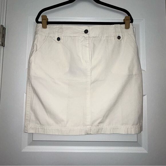 New, Tommy Bahama Pacific Coast Canvas Pull On Cotton Skirt - Picture 6 of 6